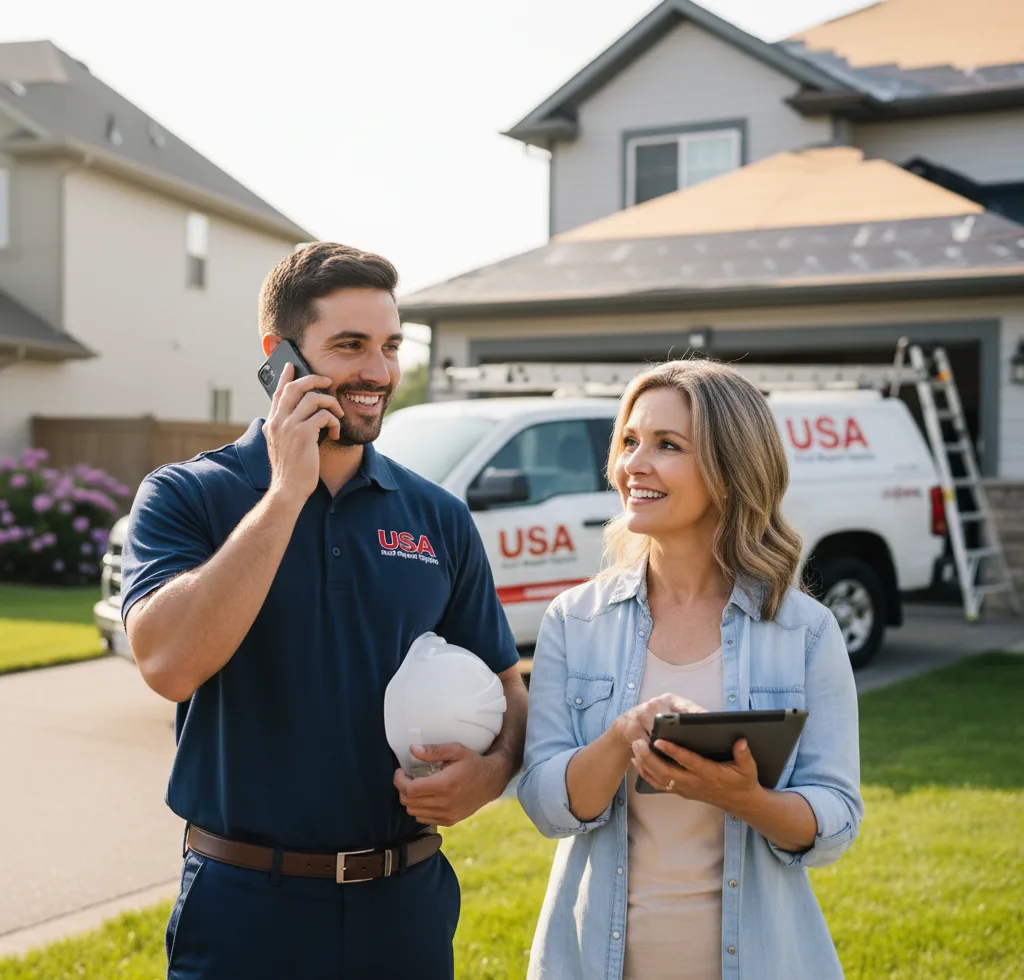 USA Roof Repair Experts customer support in Dickson City